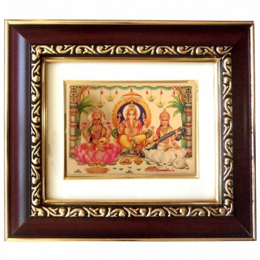 Vinayagar Lakshmi Saraswathi God Photo Frame